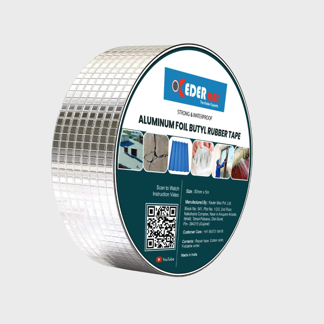 Aluminum Foil Butyl Rubber Tape 2" / 5cm