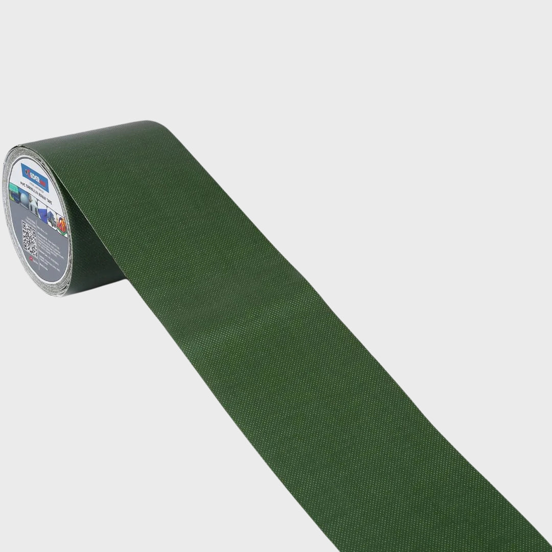 PVC Tarpaulin Repair Tape Green