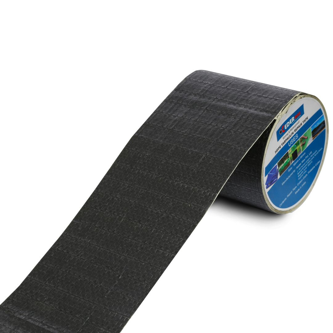 HDPE Tarpaulin Repair Tape Black