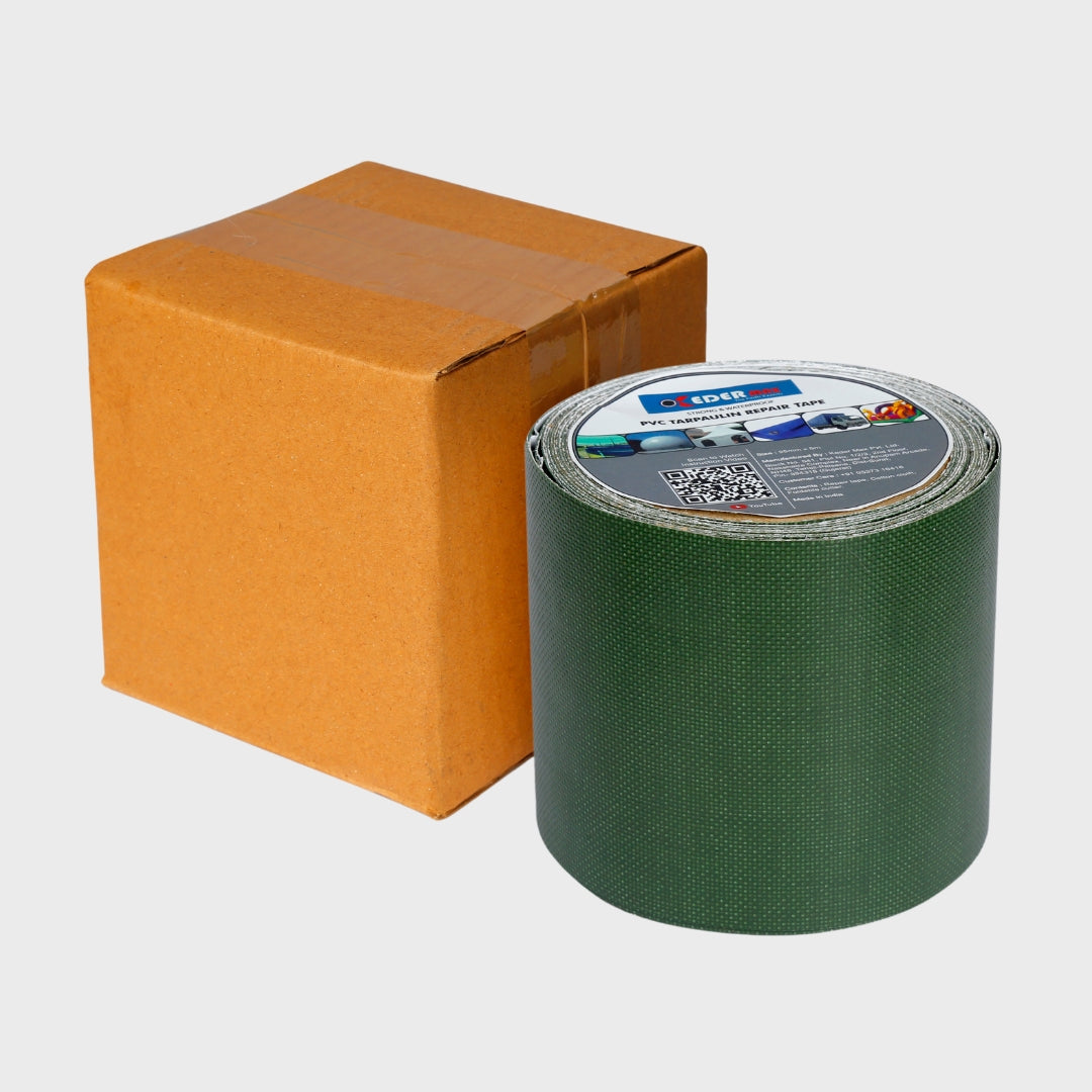 PVC Tarpaulin Repair Tape Green