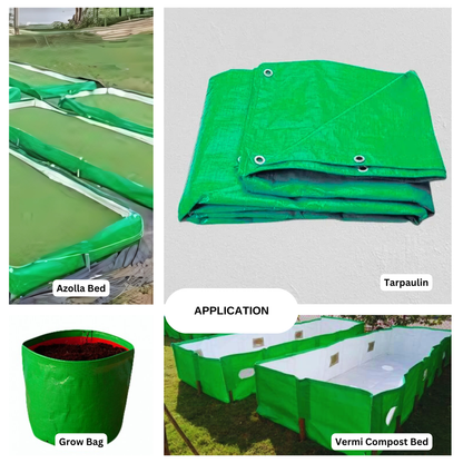 HDPE Tarpaulin Repair Tape Green Application