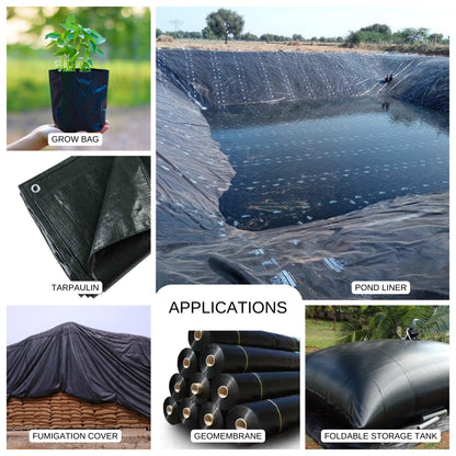 HDPE Tarpaulin Repair Tape Black Applications