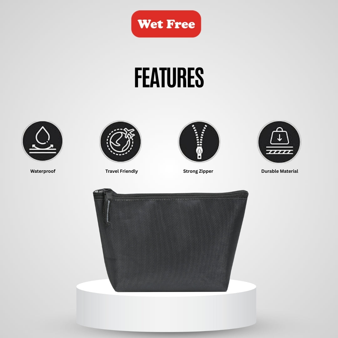 Ladies Pouch Stylish Cosmetic & Makeup Bag, Travel Medicine & Jewellery Organizer for Handbag, Office & Travel