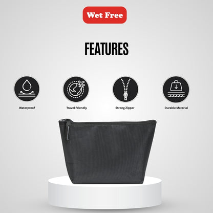 Ladies Pouch Stylish Cosmetic & Makeup Bag, Travel Medicine & Jewellery Organizer for Handbag, Office & Travel