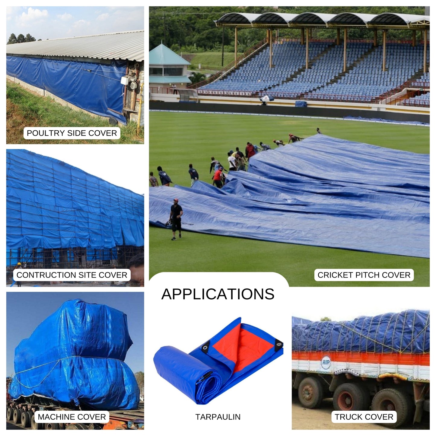 HDPE Tarpaulin Repair Tape Blue Applications