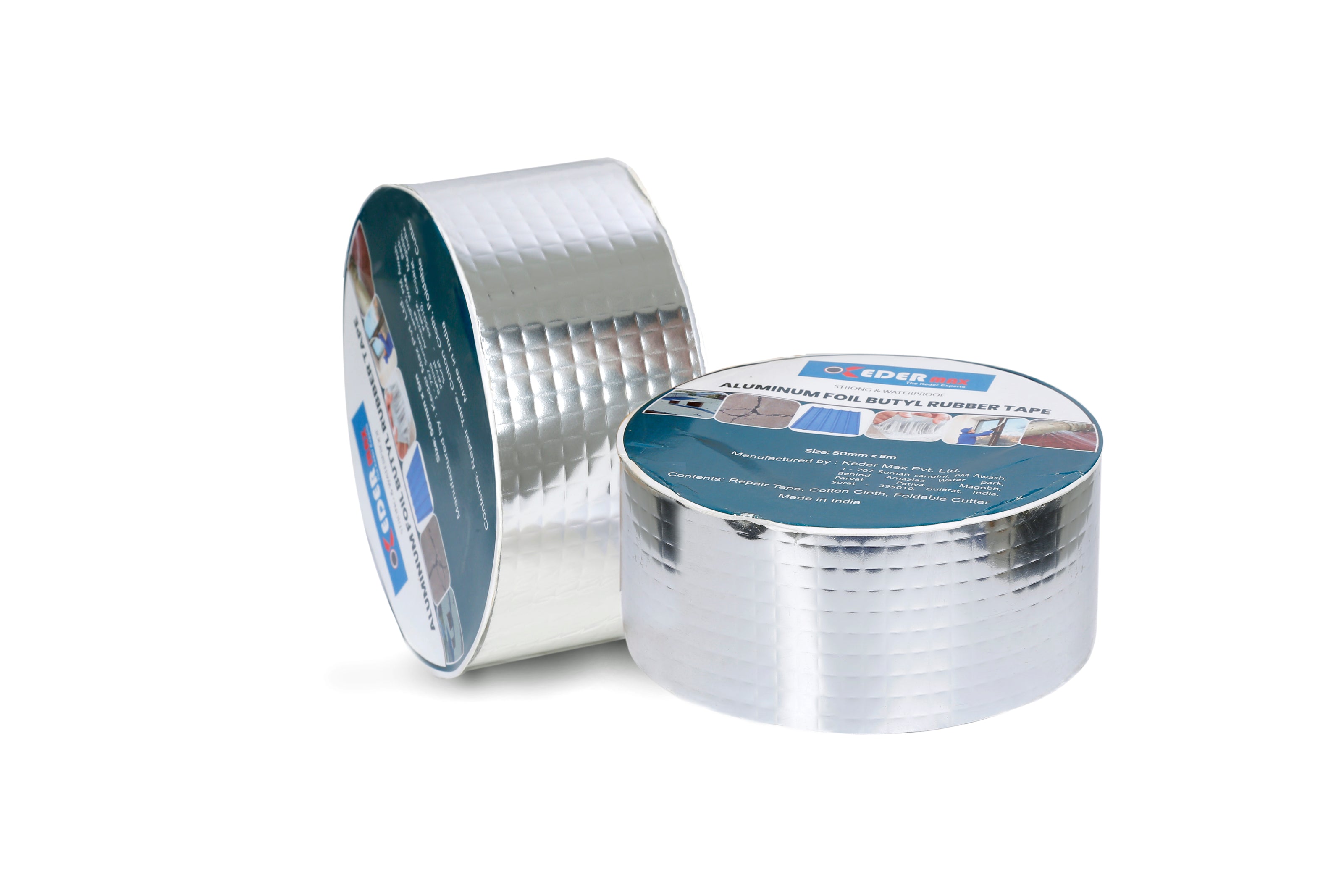 Aluminum Foil Butyl Rubber Tape 2" / 5cm