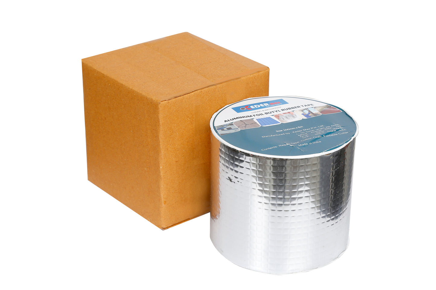 Aluminum Foil Butyl Rubber Tape 4" / 10cm