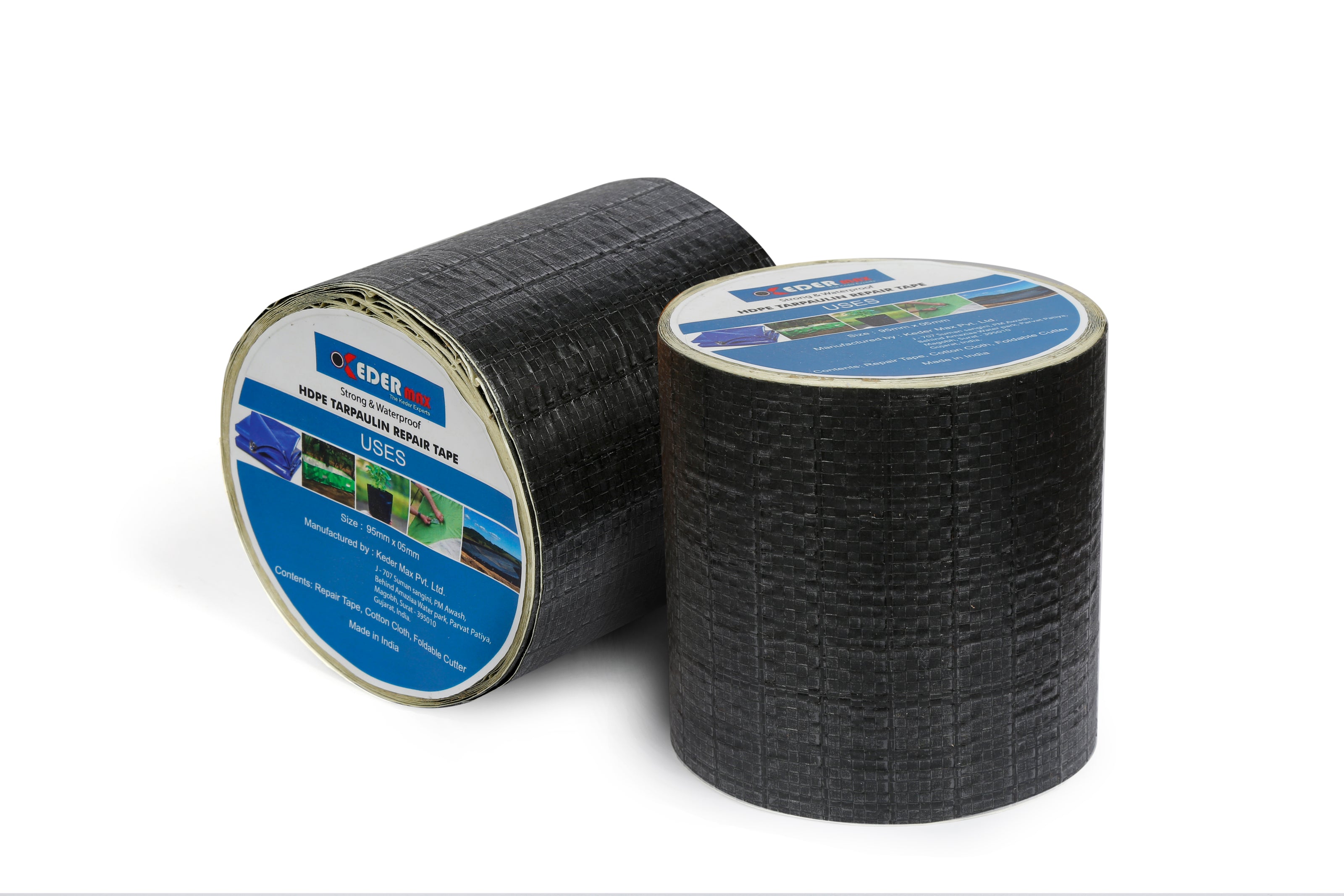 HDPE Tarpaulin Repair Tape Black