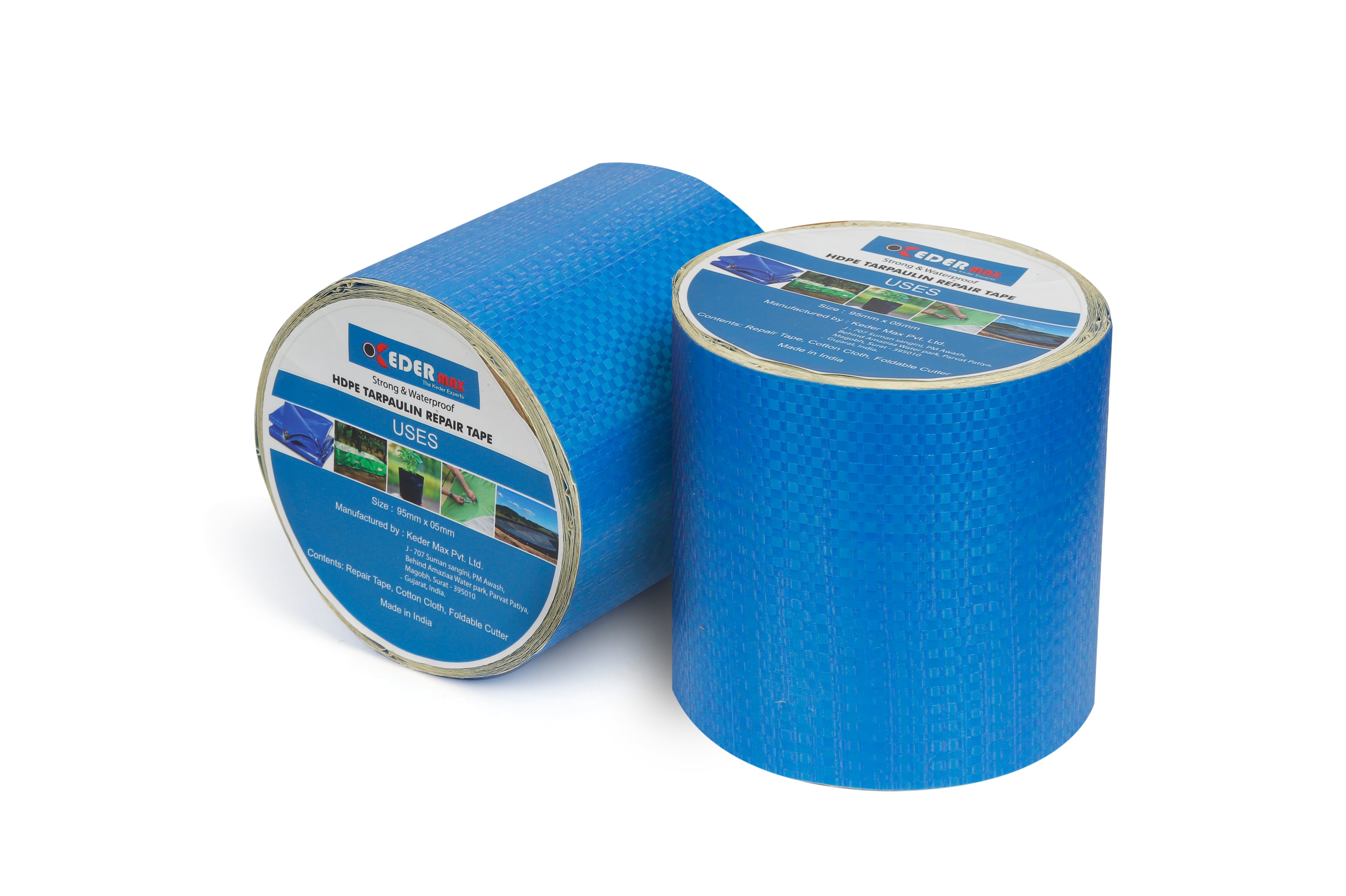 HDPE Tarpaulin Repair Tape Blue