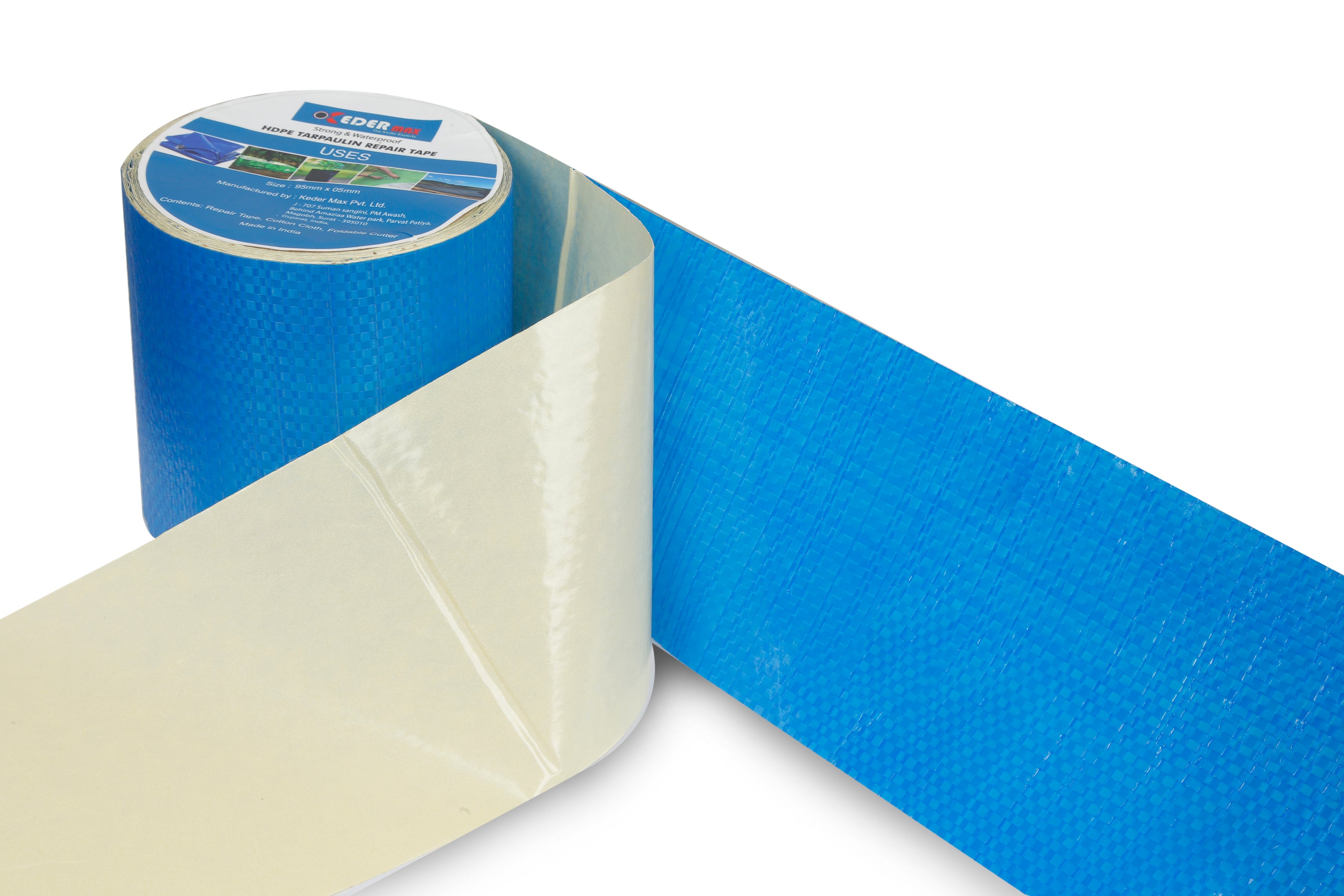 HDPE Tarpaulin Repair Tape Blue