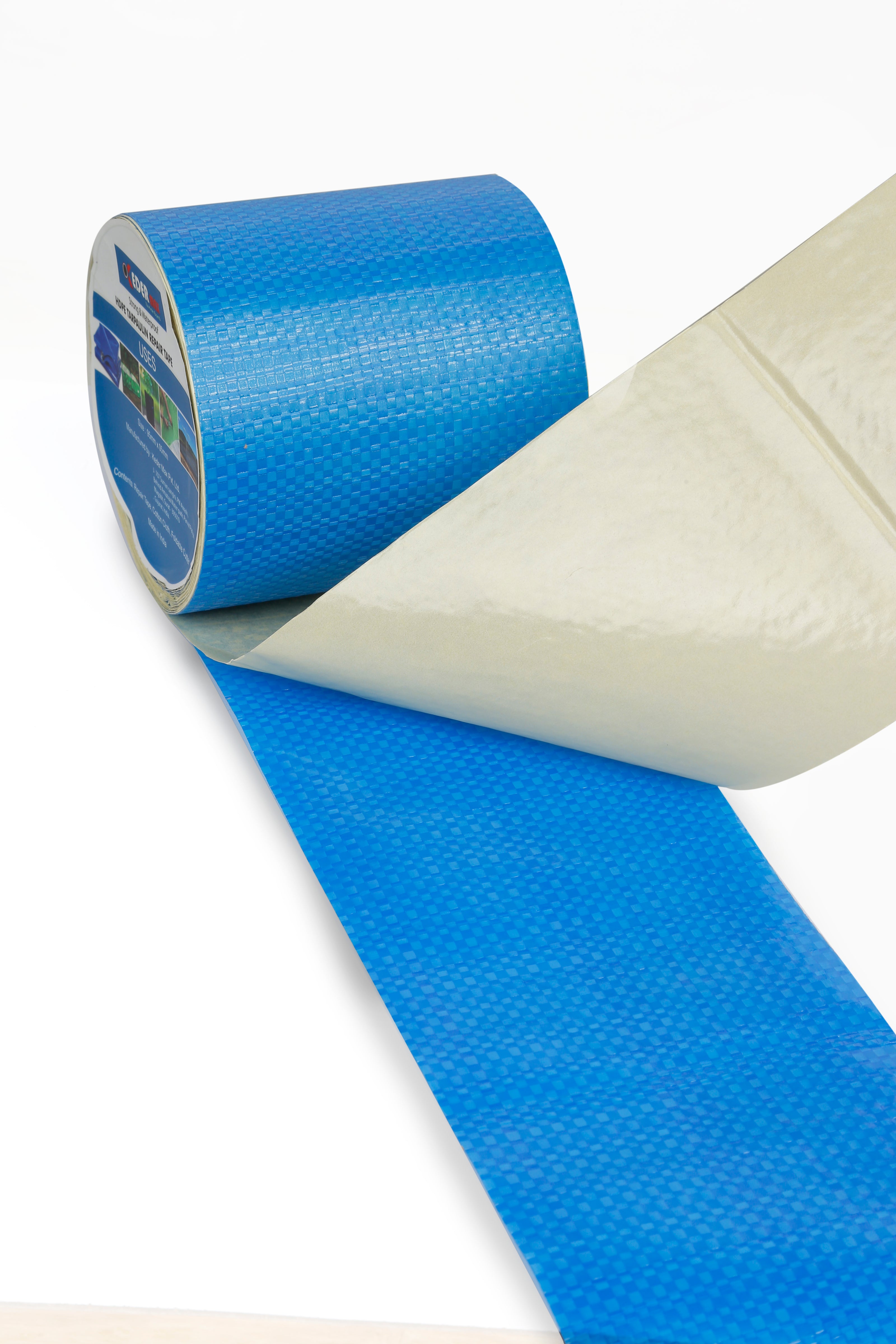 HDPE Tarpaulin Repair Tape Blue