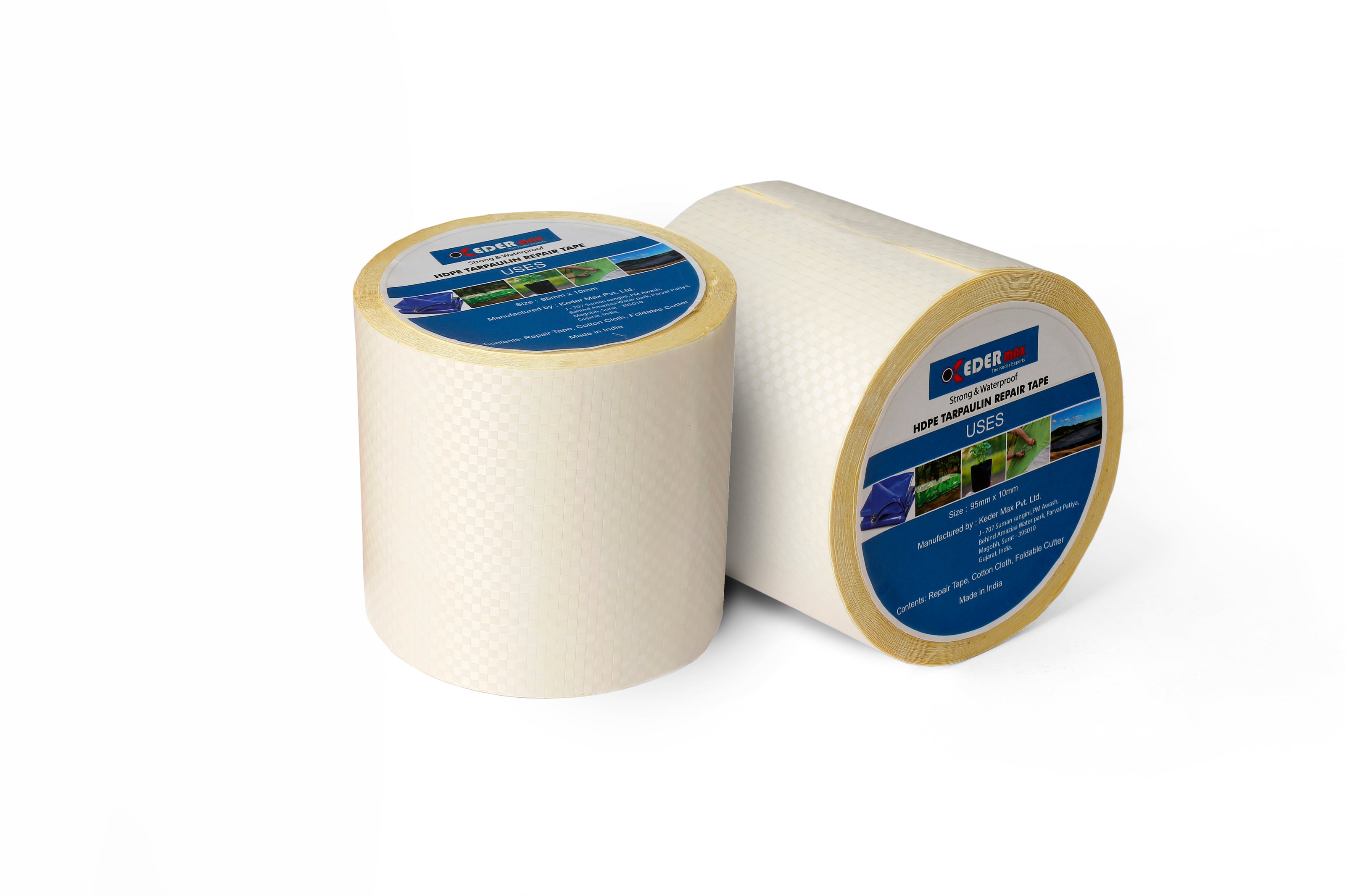 HDPE Tarpaulin Repair Tape White