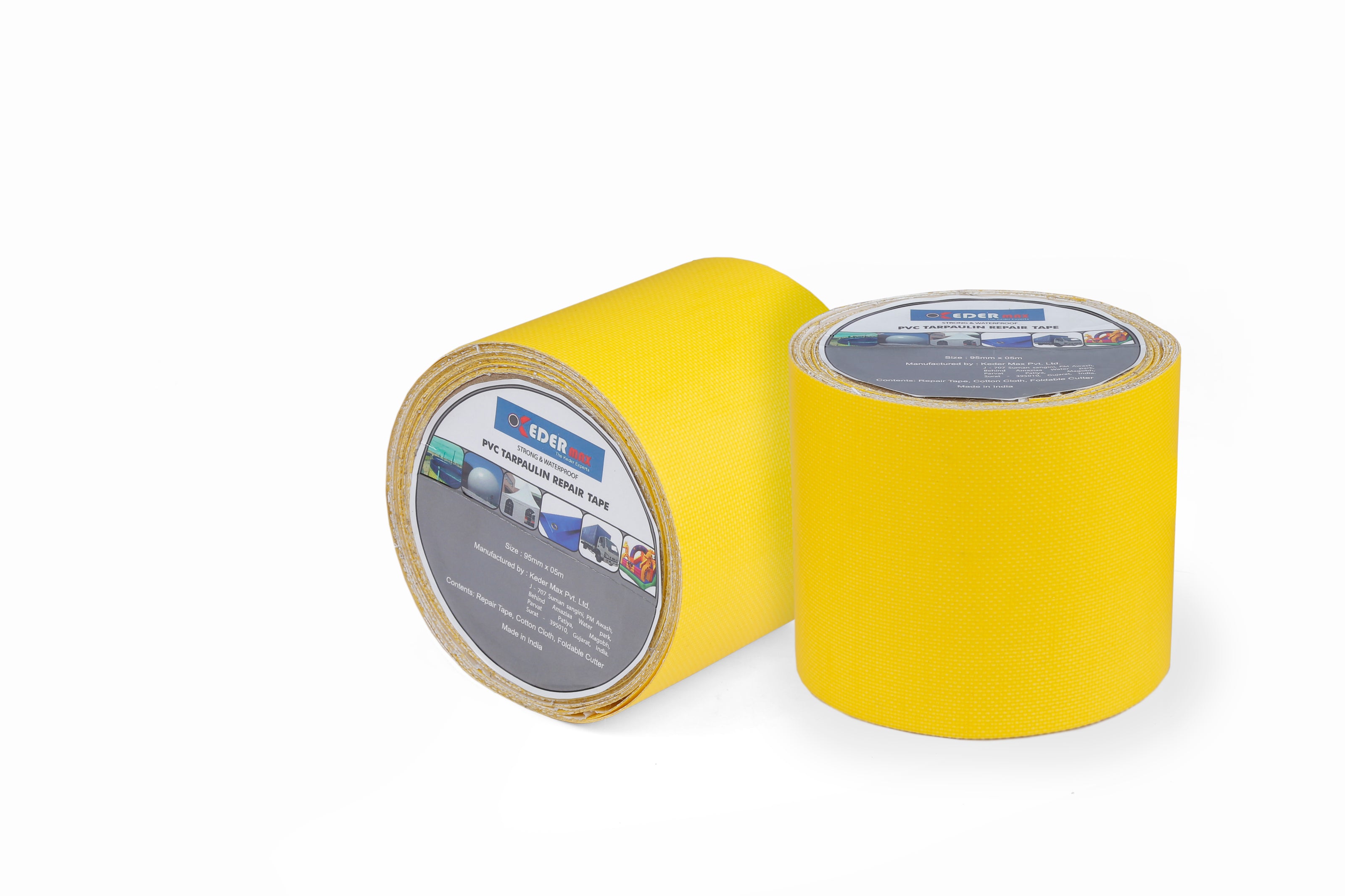 PVC Tarpaulin Repair Tape Yellow