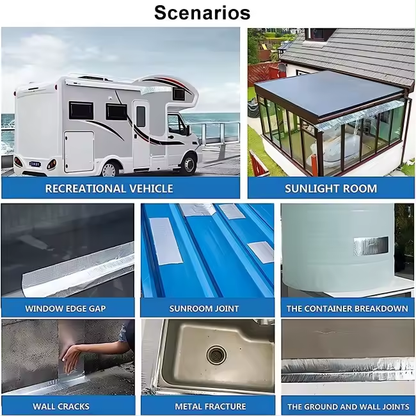 Aluminum Foil Butyl Rubber Tape Application