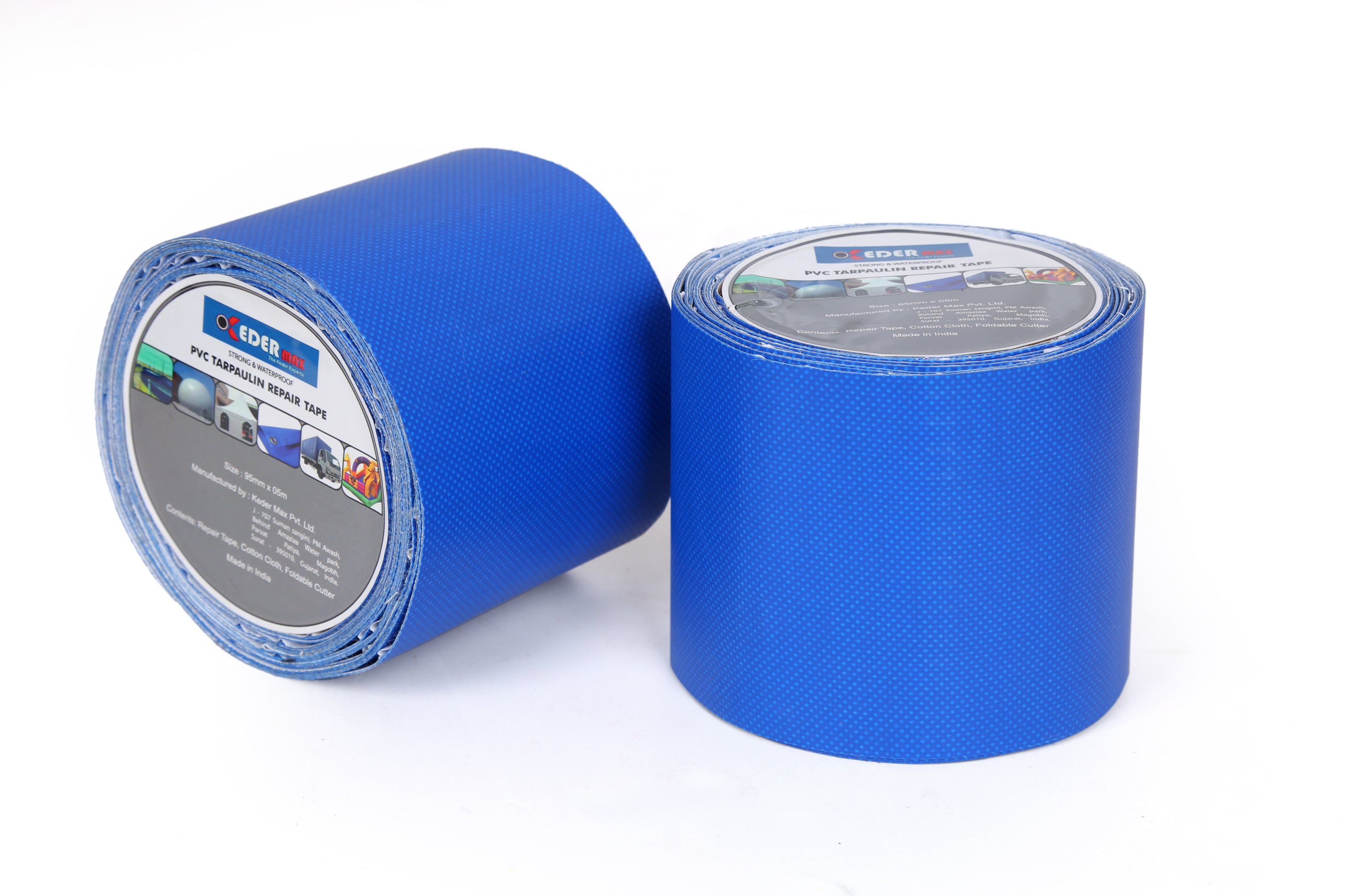 PVC Tarpaulin Repair Tape Blue