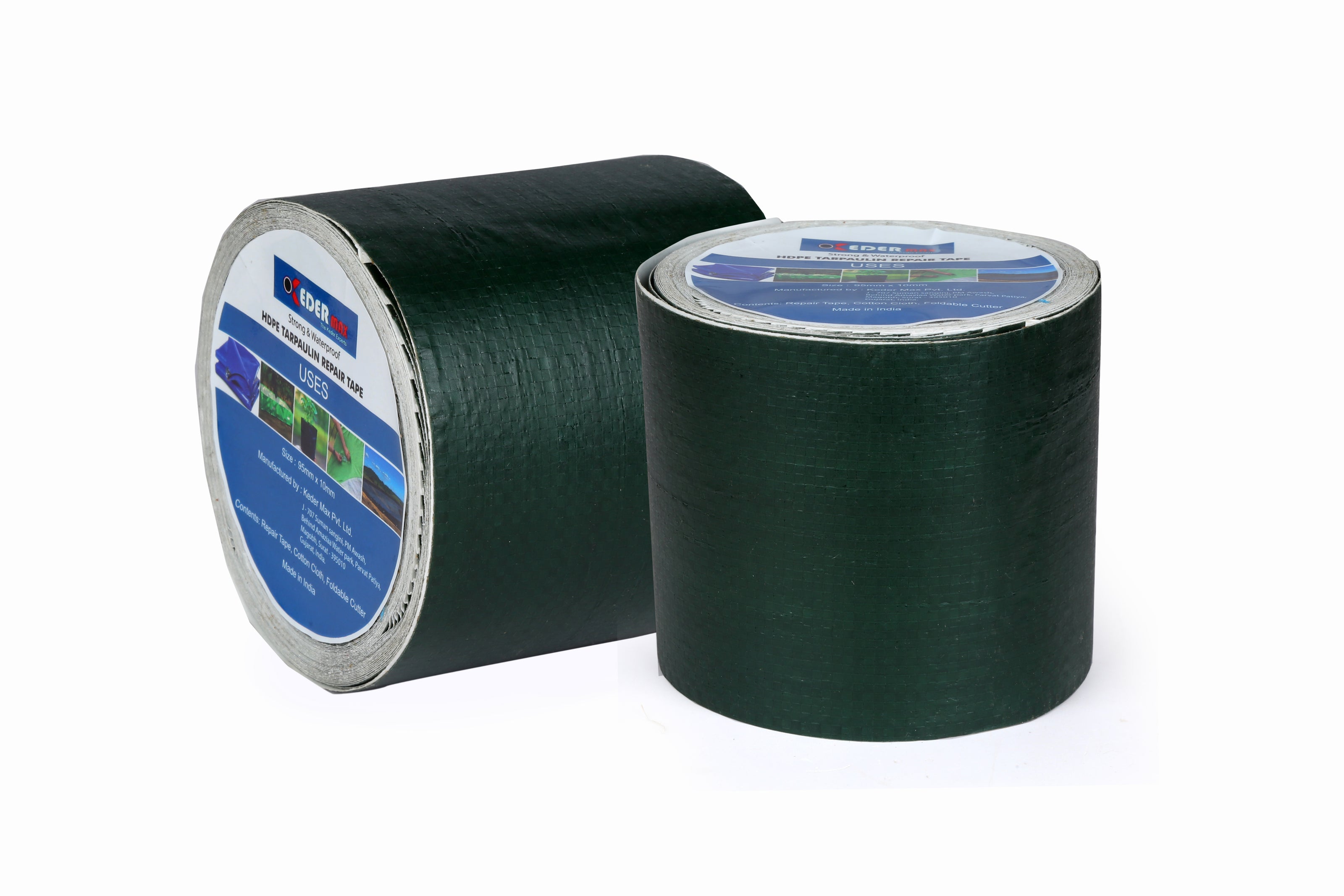 HDPE Tarpaulin Repair Tape Green