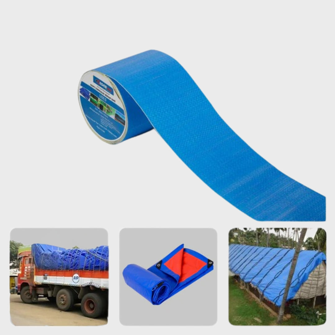 HDPE Tarpaulin Repair Tape Blue