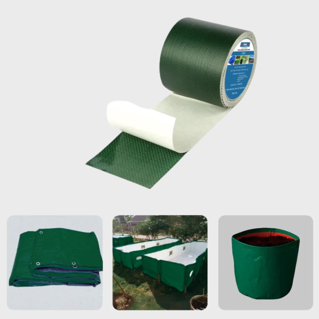 HDPE Tarpaulin Repair Tape Green