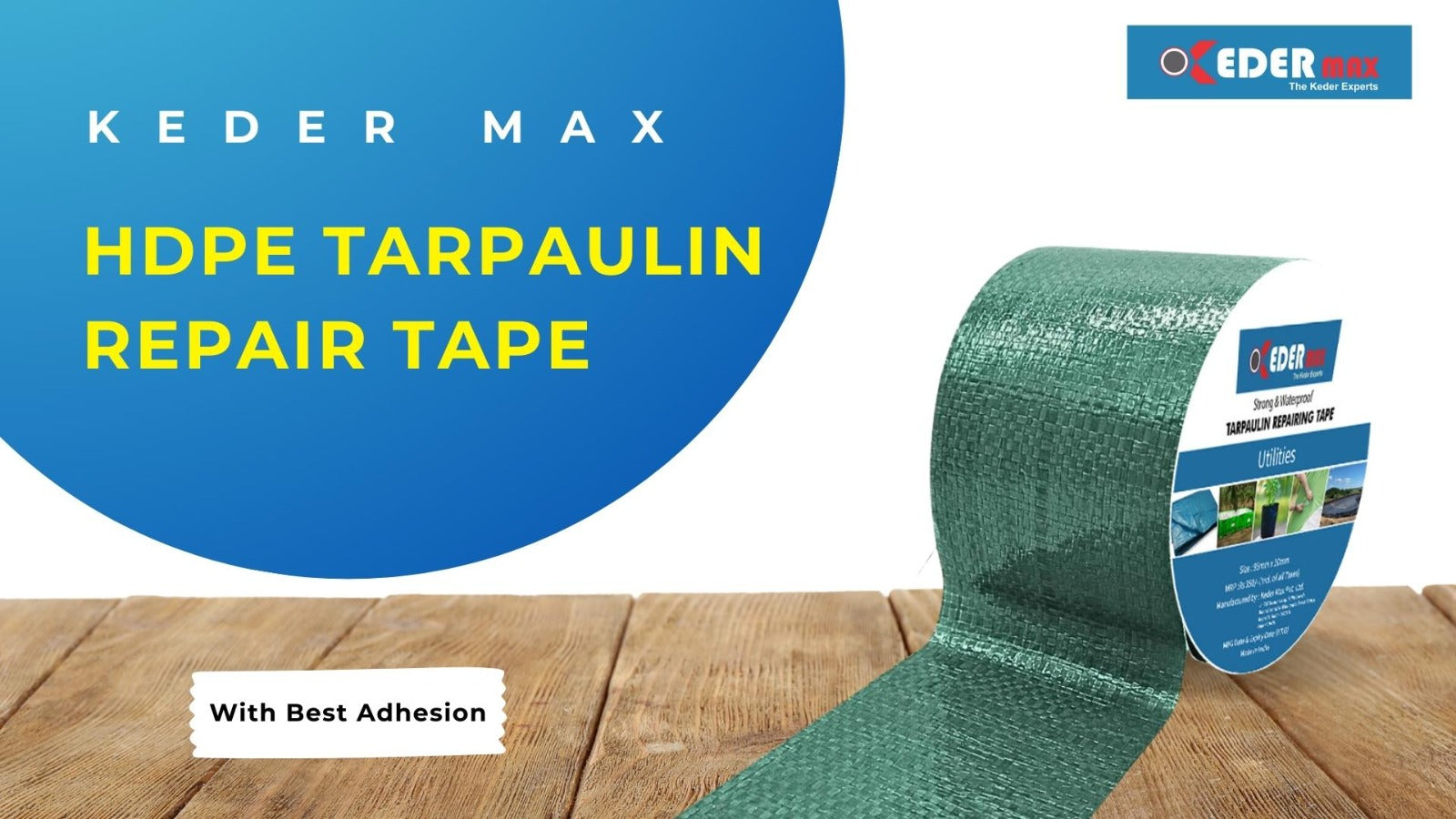 Load video: HDPE Tarpaulin Repair Tape Video
