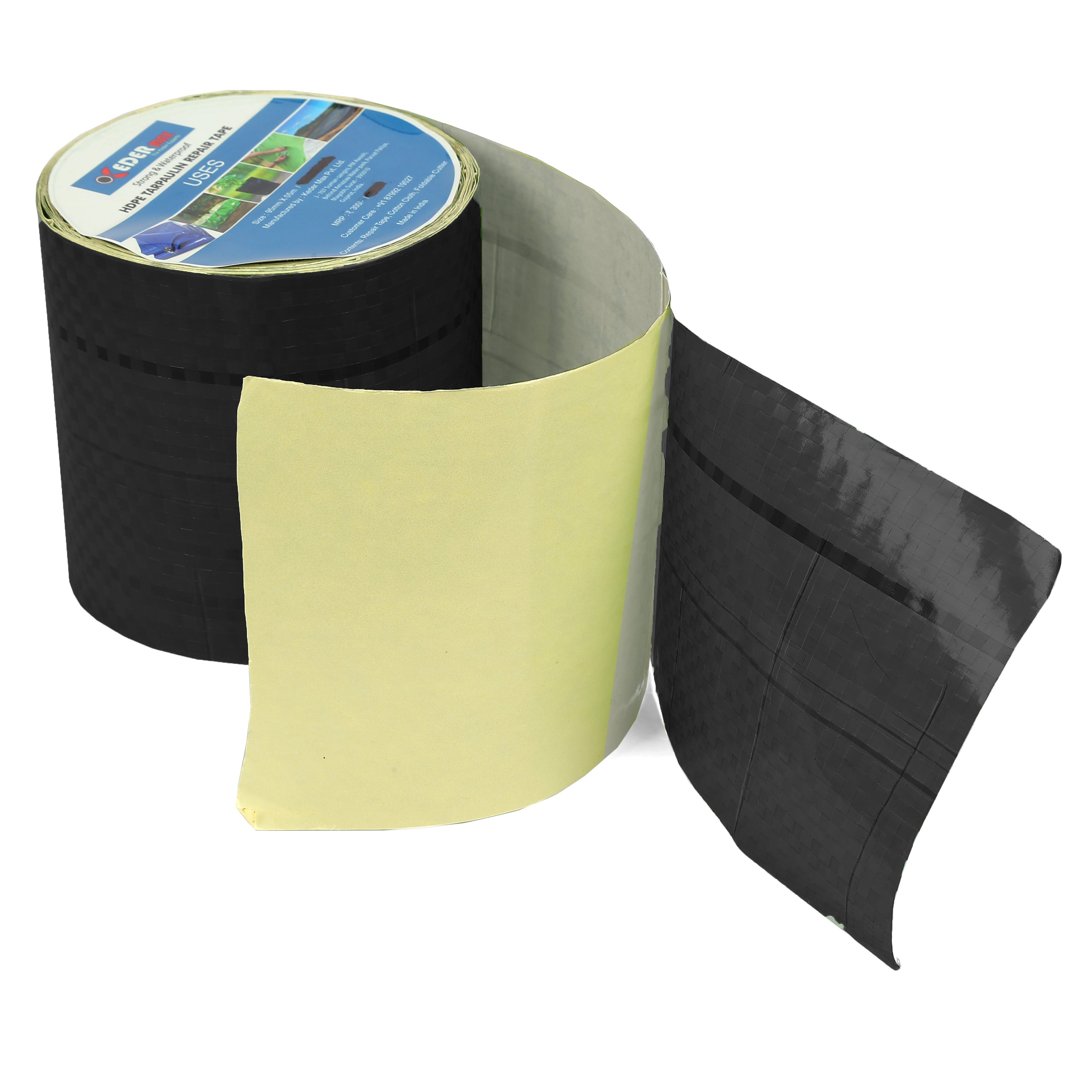 HDPE Tarpaulin Repair Tape Black